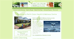 Desktop Screenshot of perthcolonhealth.com